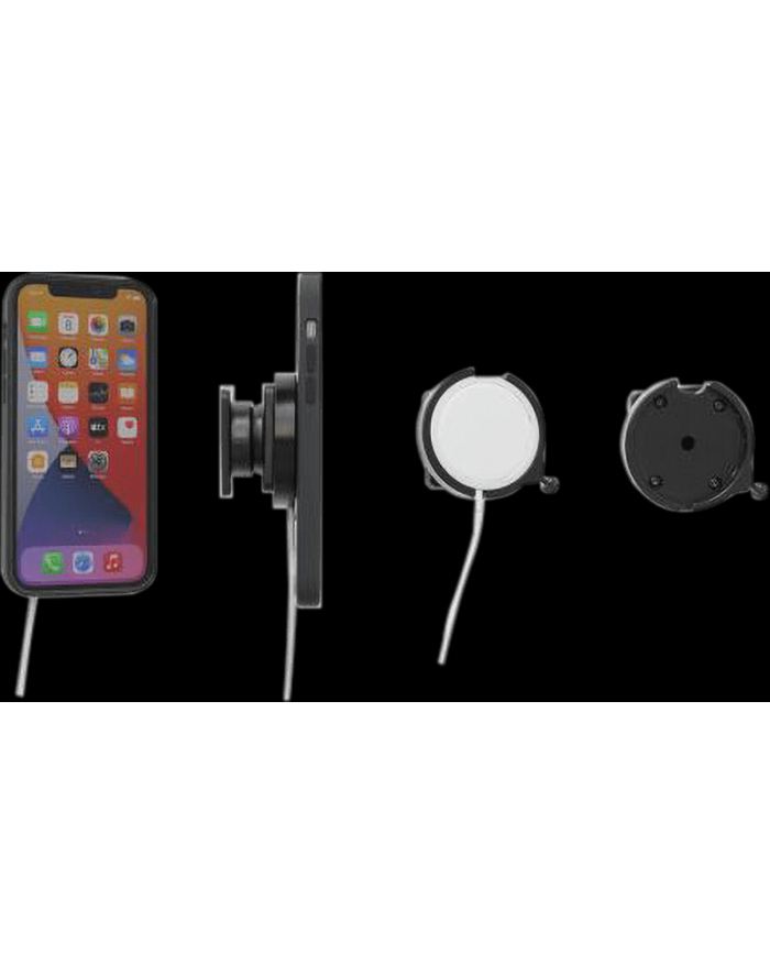 Brodit Uchwyt na urządzenia 216173 | Made in Sweden | do smartfonów – Apple iPhone 12, iPhone 12 Pro, iPhone 12 Pro Max, iPhone 12 Mini, czarny, 87527 główny