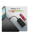 axagon Obudowa zewnętrzna aluminiowa EEM2-40G USB4 Gen 3x2 M.2 SSD NVMe 40Gbps passive, USB-C cable, silicon sleeve - nr 17