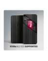 axagon Obudowa zewnętrzna aluminiowa EEM2-40G USB4 Gen 3x2 M.2 SSD NVMe 40Gbps passive, USB-C cable, silicon sleeve - nr 22
