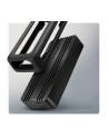 axagon Obudowa zewnętrzna aluminiowa EEM2-40G USB4 Gen 3x2 M.2 SSD NVMe 40Gbps passive, USB-C cable, silicon sleeve - nr 38