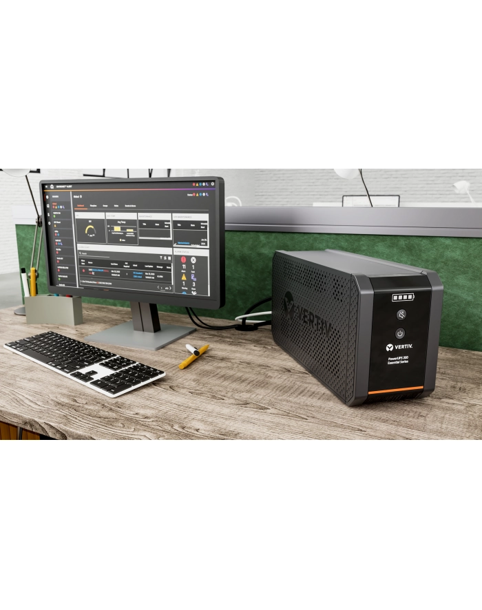 vertiv Zasilacz awaryjny PowerUPS 200 Essential PSA6E-600IT-SCH 600VA 230V 4SCH główny