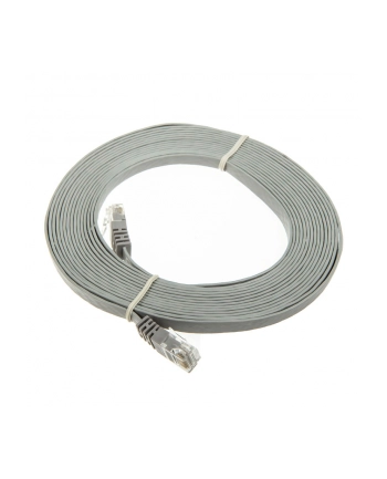 InLine Flat patch cord UTP Cat.6 15m Grey (71615)