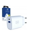 3mk Ładowarka sieciowa 25W USB-A USB-C PD QC4+ FlowPower biała - nr 1