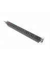 lanberg Listwa zasilająca rack PDU 19 '' 1U 16A 2M 4X C19 6X IEC C13 C20 czarna - nr 1