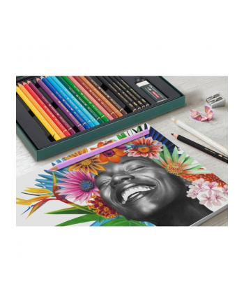 Faber-Castell Zestaw Prezentowy: Kredki Polychromos I Ołówki Pitt Graphite Mat 50 Elementów
