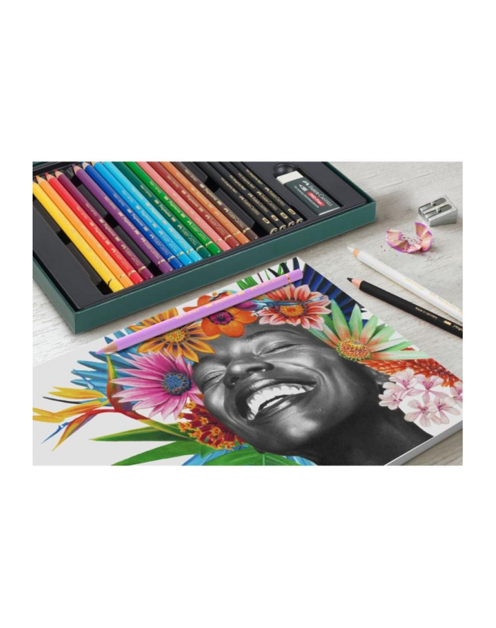 Faber-Castell Zestaw Prezentowy: Kredki Polychromos I Ołówki Pitt Graphite Mat 50 Elementów główny