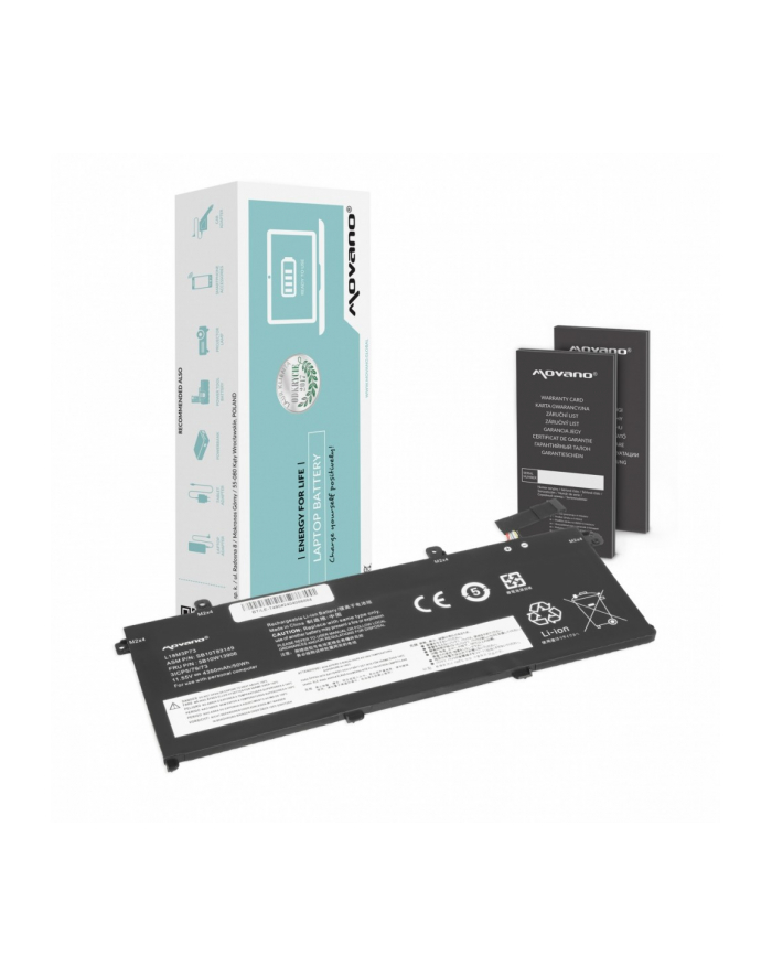 movano Bateria L18M3P73 do Lenovo ThinkPad T490 T495 P43s P14s - 4350 mAh (50 Wh) główny