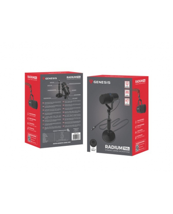 natec Mikrofon Genesis Radium 750D studyjny USB/XLR statyw