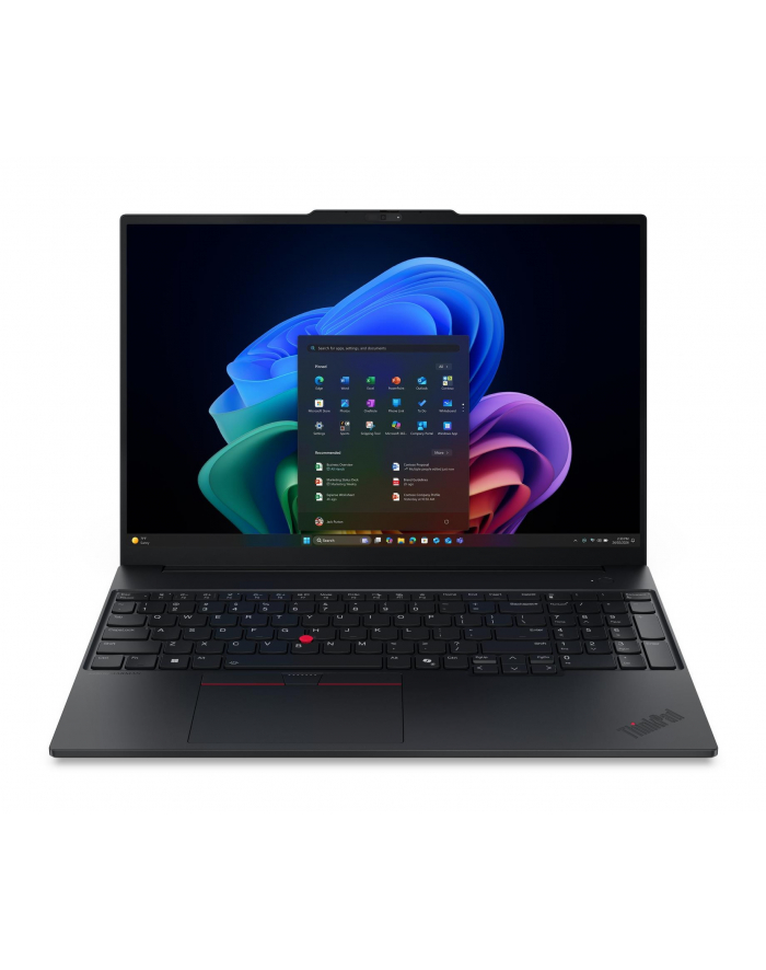 lenovo Laptop ThinkPad E16 G3 21YC004XPB W11Pro Ultra 7 355H/16GB/512GB/INT/16.0 WUXGA/Black/1YR Premier + 3YR OS + CO2 OFFSET główny