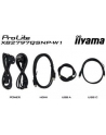 iiyama Monitor  27 '' XB2797QSNP-W1 IPS,QHD,USB-c Dock 96W,HDMI, 350cd,1ms, DP, DisplayPort x1 (Daisy Chain MST max. 2560 x1440), USB HUB x4, RJ45 - nr 57