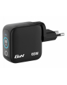 verbatim Ładowarka Mini GaN 65W TFT 2xUSB-C 1xUSB-A  EU/UK/USA 30238 - nr 8
