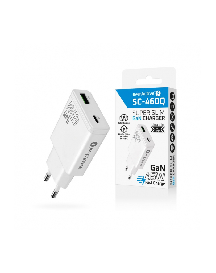 everactive Ładowarka sieciowa GaN QC3.0 45W SC-460Q główny