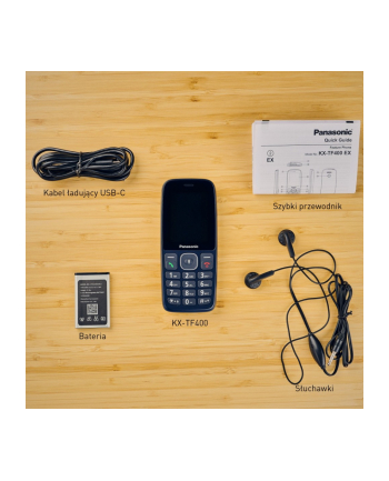 panasonic Telefon komórkowy KX-TF400EXC niebieski