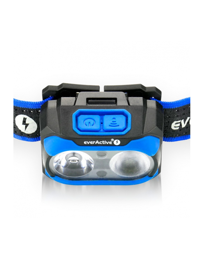everactive Latarka czołowa LED HL-600R Owl IP44 ładowalna czujnik ruchu główny