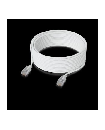 Ubiquiti Uacc-Cable-Patch-El-C6A-0.3M-W Kabel Sieciowy Półprzezroczysty, Biały 0,3m Cat6A nr 2