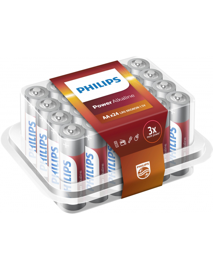 PHILIPS BATERIE ALKALICZNE POWER 24 SZT. AA główny