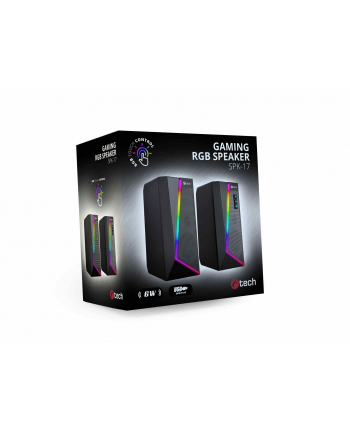 C-Tech SPK-17 2.0, RGB Czarna nr 2