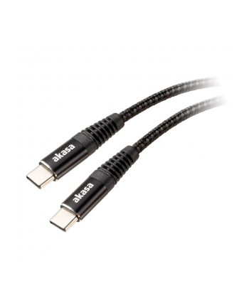 Akasa Kabel Type-C Na Type-C, 100W, 1M, Czarny (0000057136) nr 2