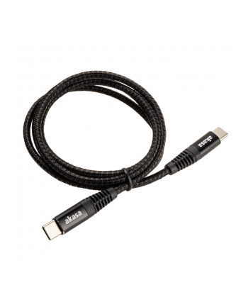 Akasa Kabel Type-C Na Type-C, 100W, 1M, Czarny (0000057136) nr 1