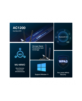 Karta sieciowa Mercusys MA30E (AC1200ZREDSYSTEMS)