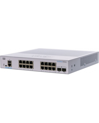 Cisco CBS350-16T-2G-EU-RF łącza sieciowe Zarządzany L2/L3 Gigabit Ethe... (CBS35016T2GEURF) nr 1