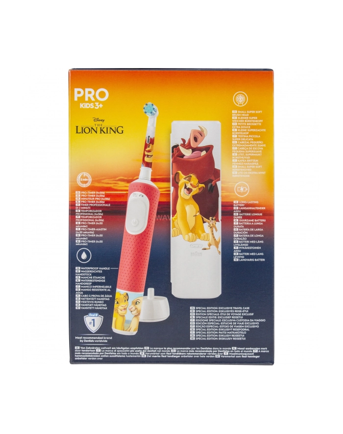 Szczoteczka elektryczna Oral-B Vitality Pro 103 Król Lew + Etui główny