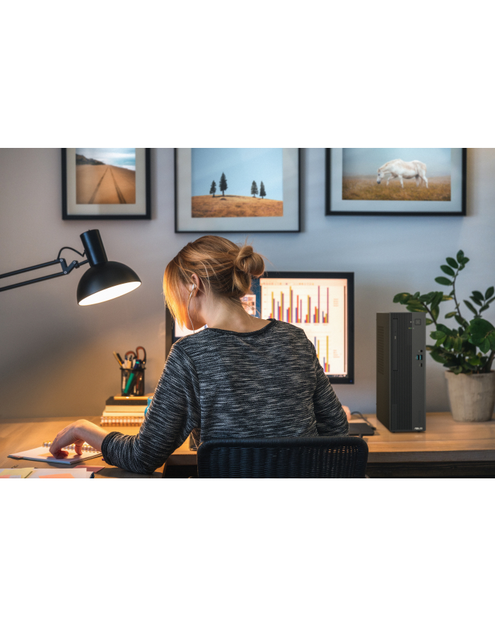 ASUS ExpertCenter P500 SFF Core 5 210H 16GB DDR5 SSD512 Intel Graphics WLAN+BT 180W W11Pro Gray 3Y OnSite główny