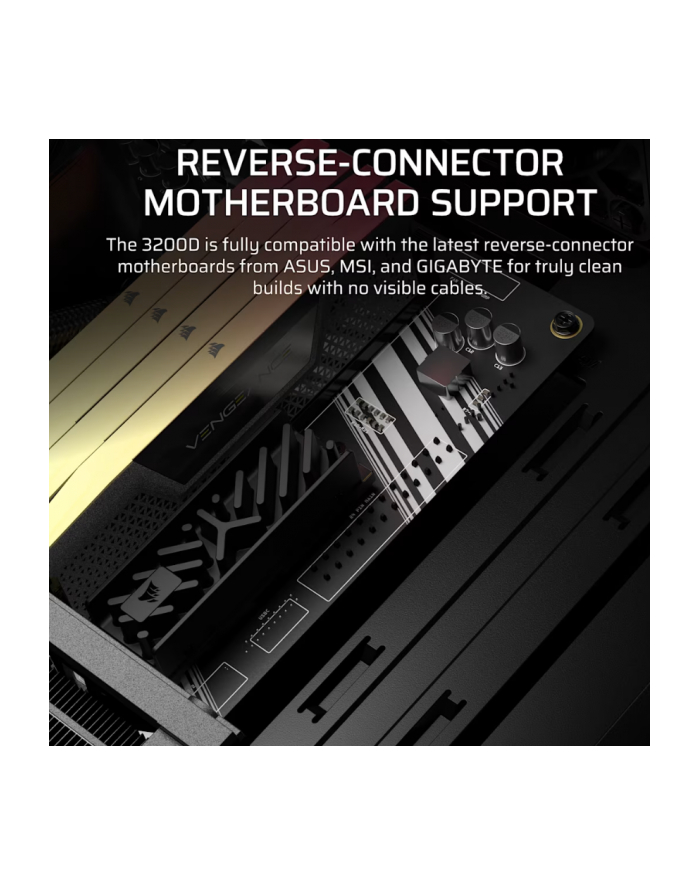 Obudowa Corsair 3200D RS Mid-Tower Smoked główny