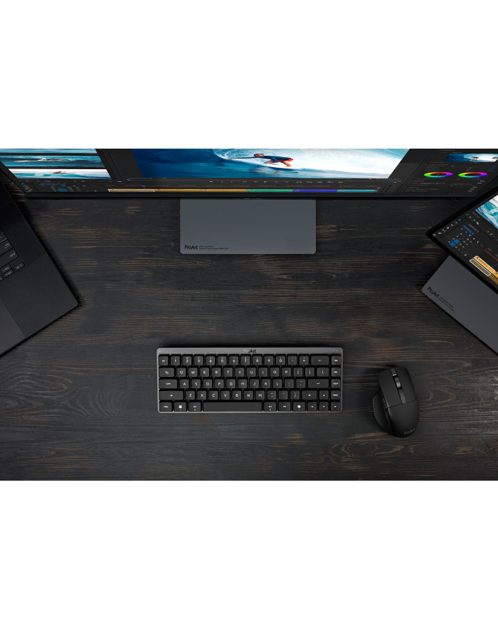 Klawiatura ASUS ProArt KD300 Wireless/Bluetooth Keyboard Black Aerolite główny