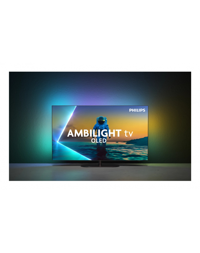 Telewizor Philips 55OLED810 OLED 55''; 4K Ultra HD 120Hz Google TV Dolby Atmos Ambilight Szary główny