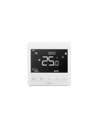 Termostat do sterowania ogrzewaniem podłogowym Nice Warm-Control White