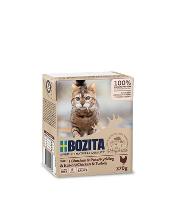 BOZITA Mięsne kawałki z drobiem w sosie 370g