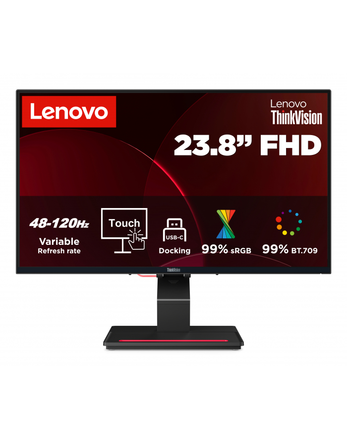 LENOVO ThinkVision T24D-4t 23.8inch FHD 16:9 48-120Hz 315cd/m2 główny