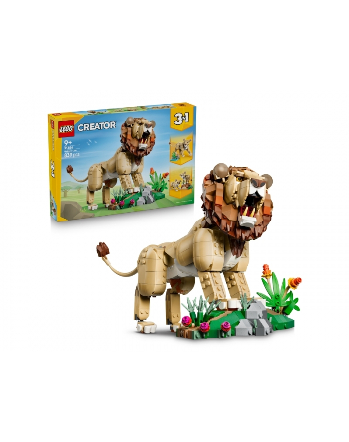 LEGO Creator 3w1 31386 - Dzikie zwierzęta: Dumny lew główny