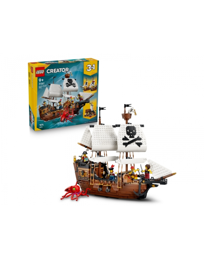 LEGO Creator 3w1 31387 - Legendarny statek piracki główny