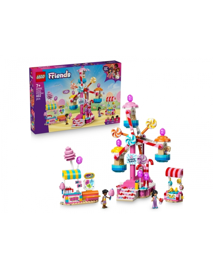 LEGO Friends 42700 - Cukierkowo-babeczkowy diabelski młyn główny