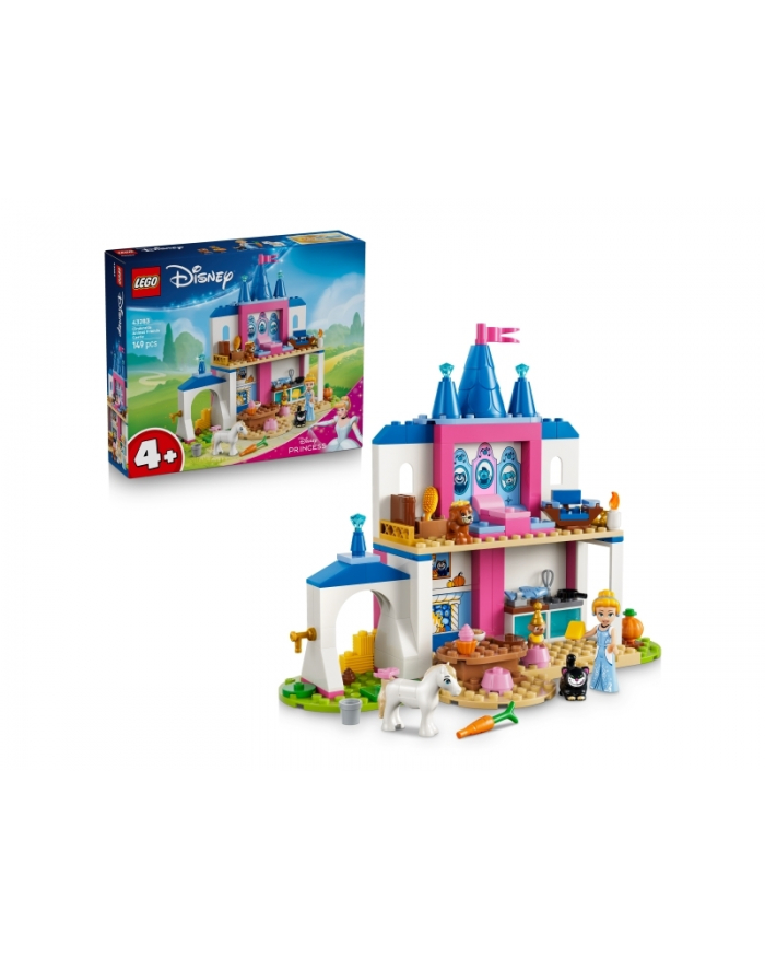 LEGO Disney 43283 - Zamek Kopciuszka i jej zwierzęcych przyjaciół główny