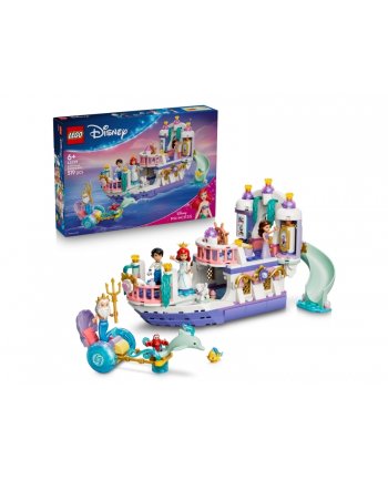 LEGO Disney 43299 - Królewska łódź weselna Arielki