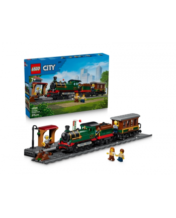 LEGO City 60511 - Retro pociąg z lokomotywą parową