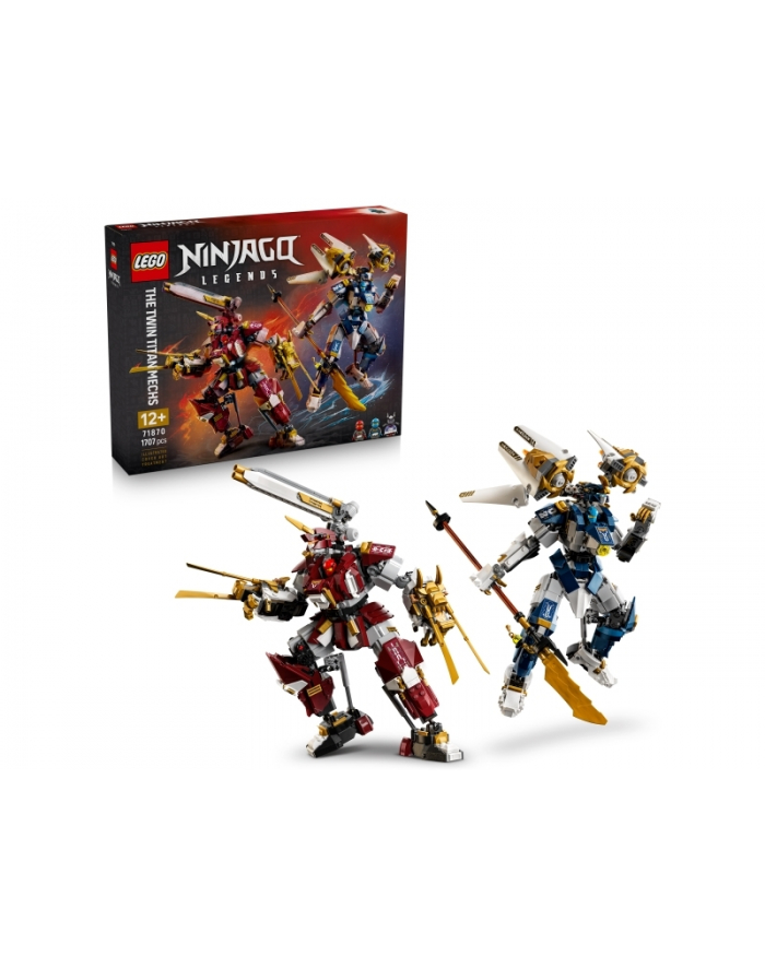LEGO Ninjago 71870 - Bliźniacze tytanowe mechy główny