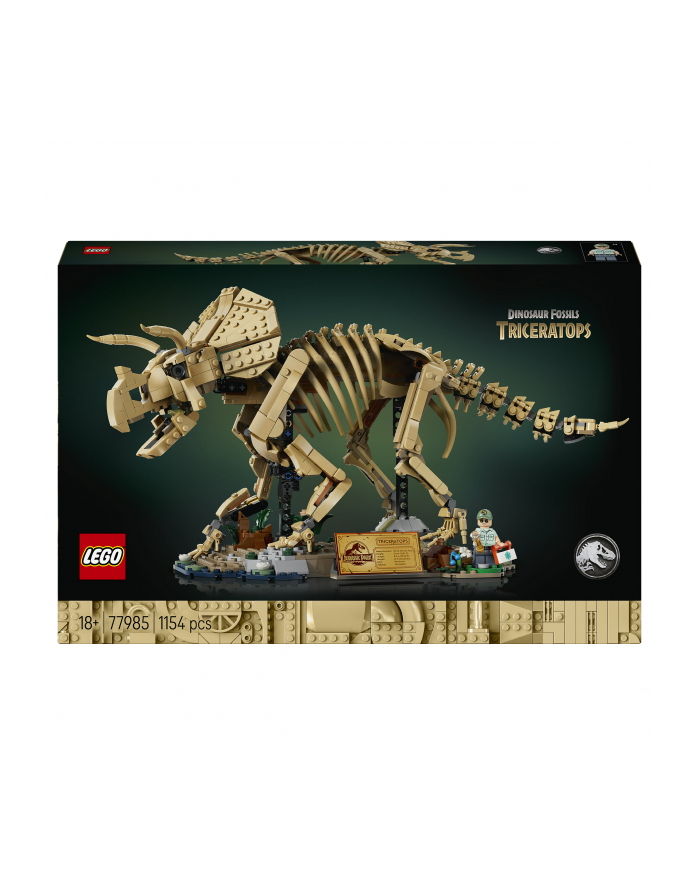 LEGO Jurassic World 77985 - Szkielety dinozaurów: Triceratops główny
