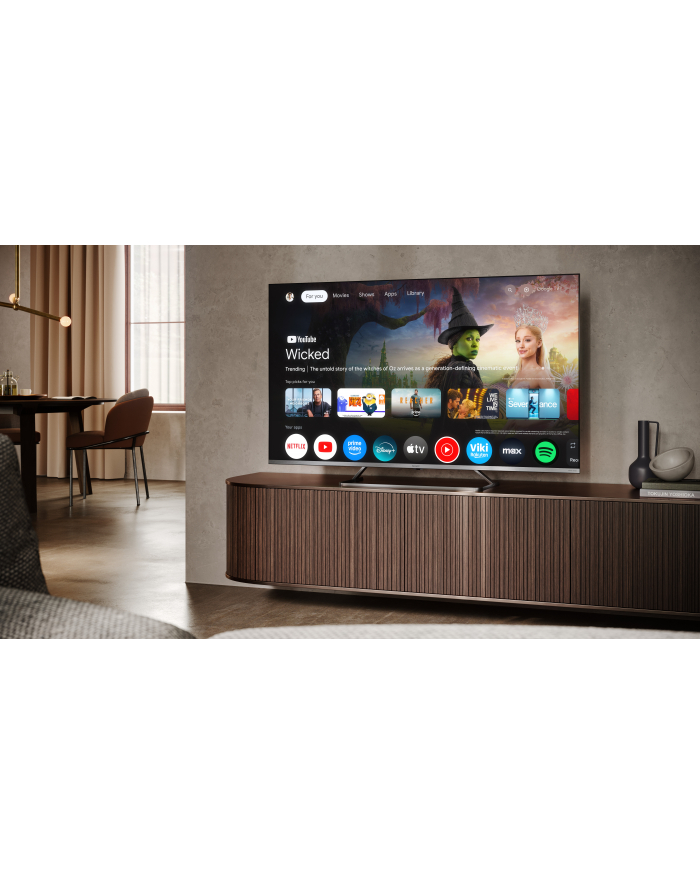 Telewizor SHARP 55JP7265E QLED 55''; 4K Ultra HD Google TV Dolby Digital Plus Czarny główny