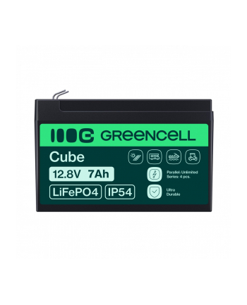 GREEN CELL AKUMULATOR LIFEPO4 CUBE 7AH 12V/128V 896WH LFPGC12V7AH nr 2