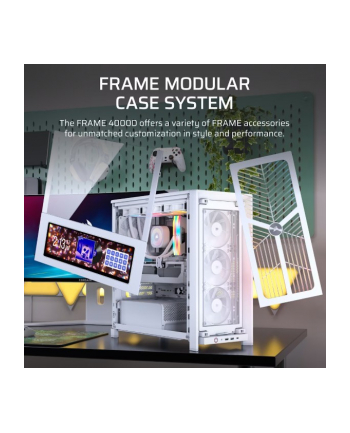 Corsair Obudowa FRAME 4000D RS Wood Mid-Tower White/Oak