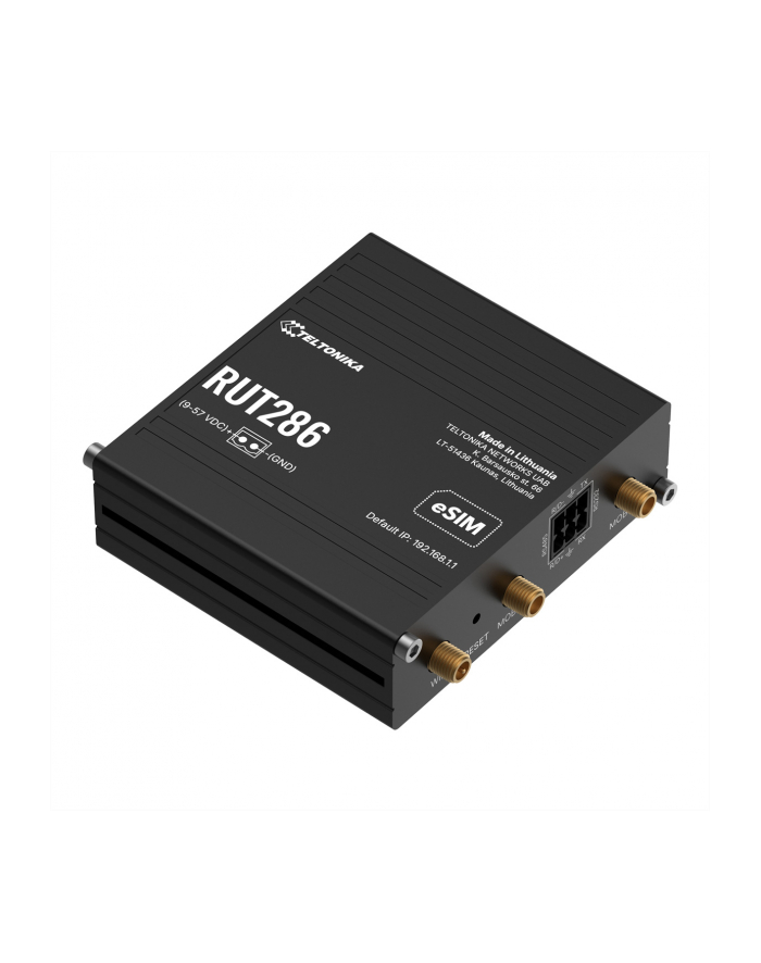 TELTONIKA NETWORKS RUT286 4G/LTE/3G RS232 RS485 GLOBAL POE Industrial Router główny
