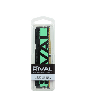 goodram Pamięć do PC DDR4 Rival Radiant 32GB (1*32)/3200 CL16 zielona nr 1