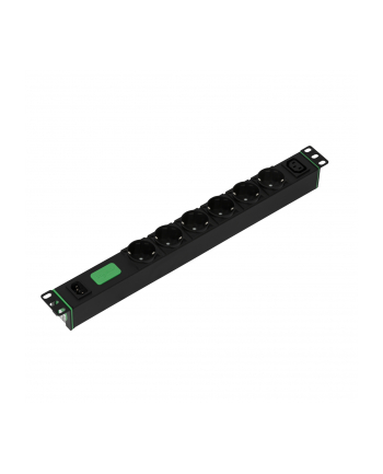 APC Easy Rack PDU Basic horizontal 1-phase 2.3 kW 230 V 10 A 6 x SCHUKO and 1 x C13 sockets IEC60320 C14 input