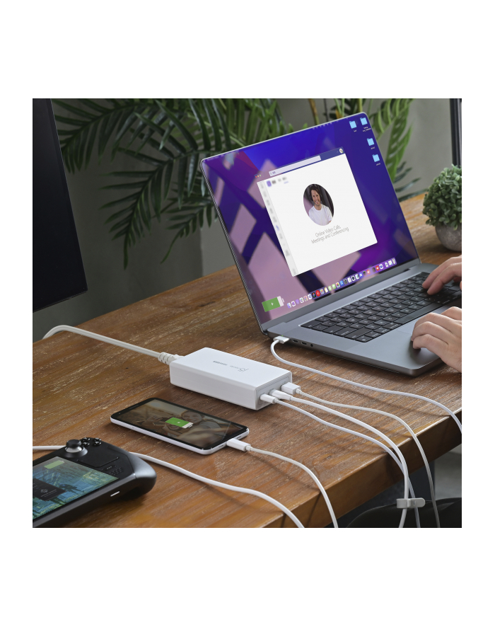 185W GAN PD 3.1 USB-C 3-PORT CHARGER główny