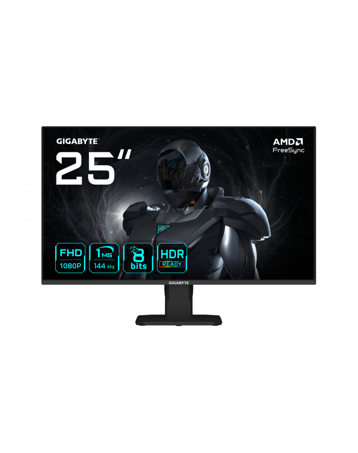 Gigabyte 24,5'' GS25F14 (GS25F14EK) FullHD, SS-IPS, HDMI, DP, Free-Sync, 144Hz główny