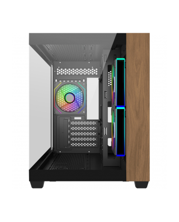 Cooler Master Elite 481 Wood 270° Seamless Glass mATX (E481KHNNS00)